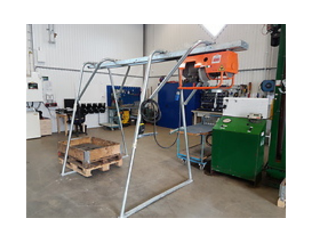 Uthängd vinsch med motvikter